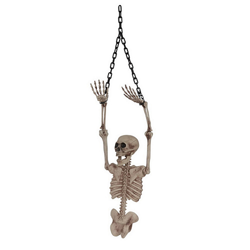 Торс скелета в цепях - украшение на Хэллоуин